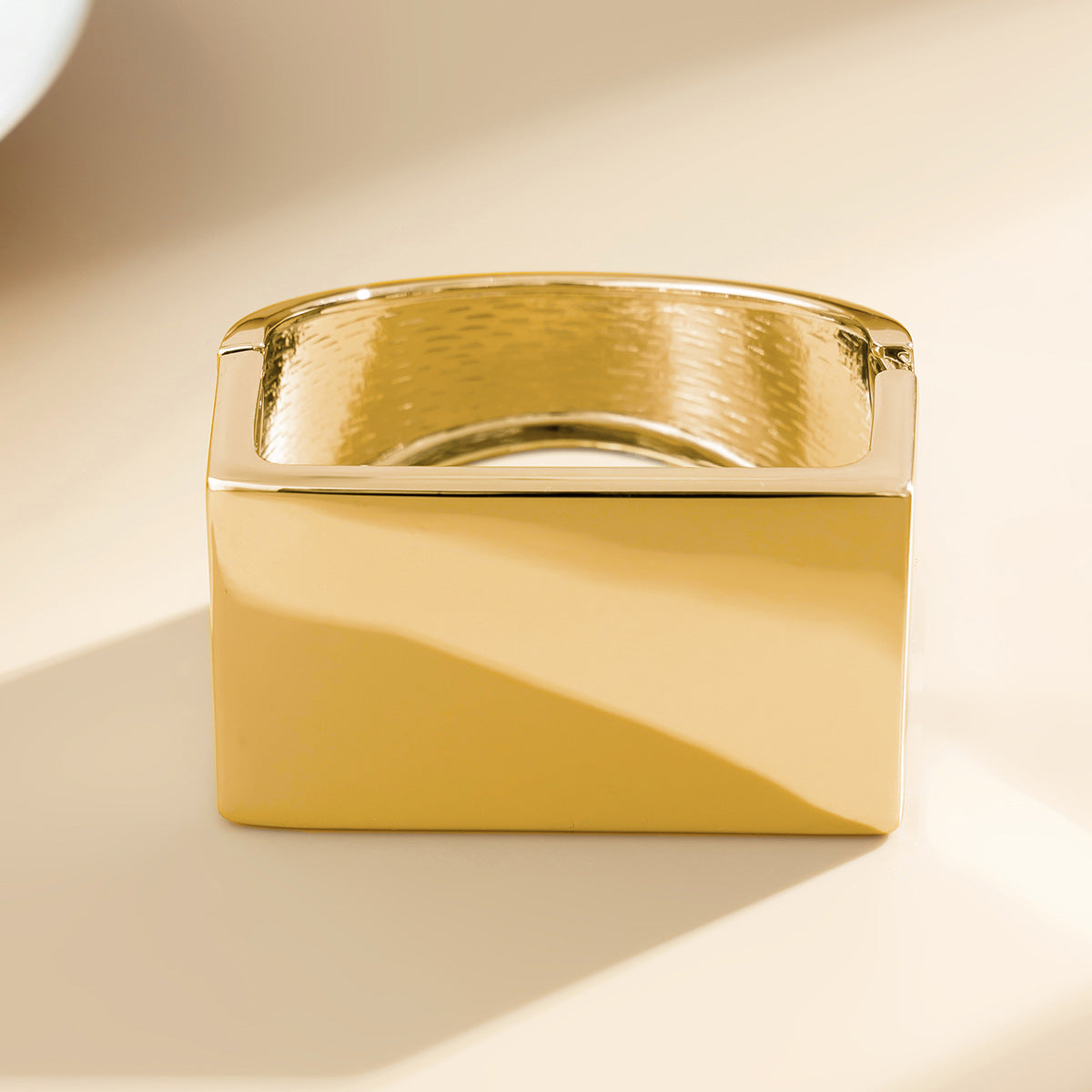 Retro Personalized Metal Square Mirror Bracelet