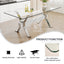 Dining table Modern tempered glass dining table 79 ''x39''x30 '' 1105 - Korvel
