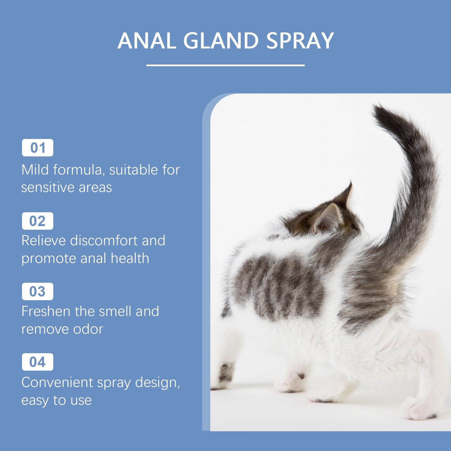 Spray Premium para la Eliminación de Olores de Gato para Frescura