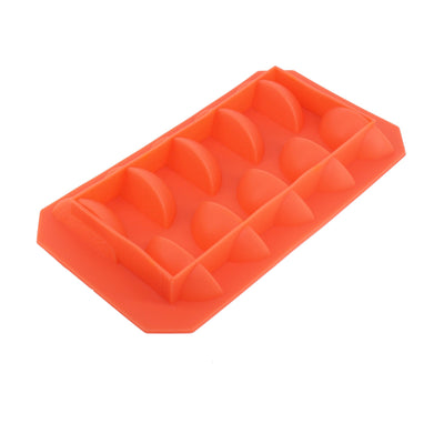 Silicone Lemon Ice Cube Tray - 10-Compartment Mold