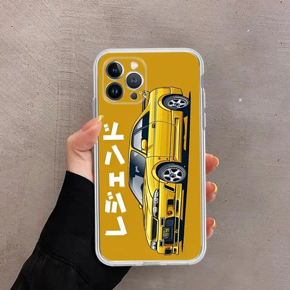 Premium Soft Shell Case for iPhone 15 - Black