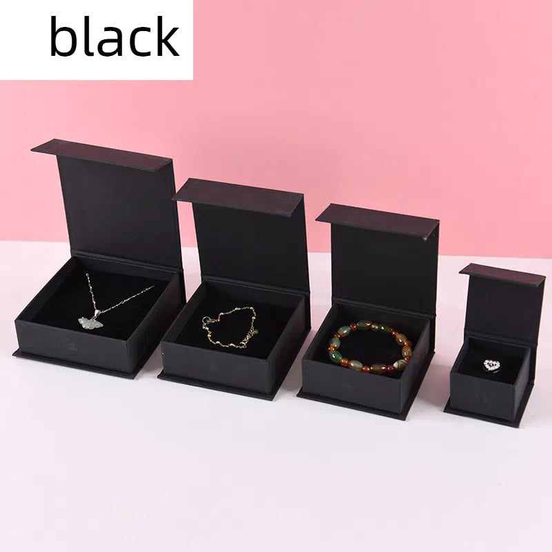 Flip up box jewelry packaging earrings rings necklaces storage gift boxes bracelets earrings paper boxes - Korvel