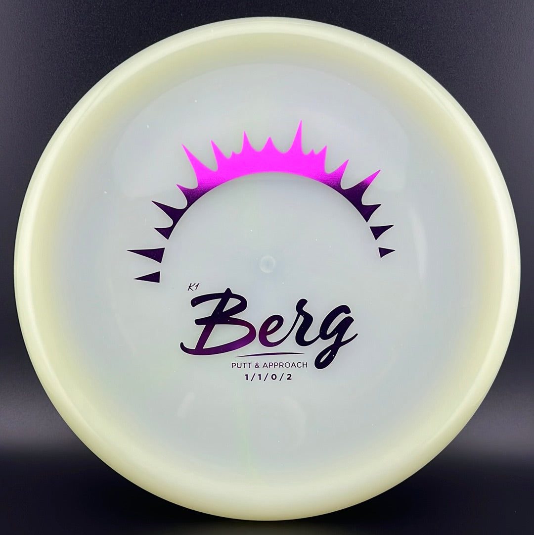 K1 Glow Berg - 2024 Edition Disc Golf Putter