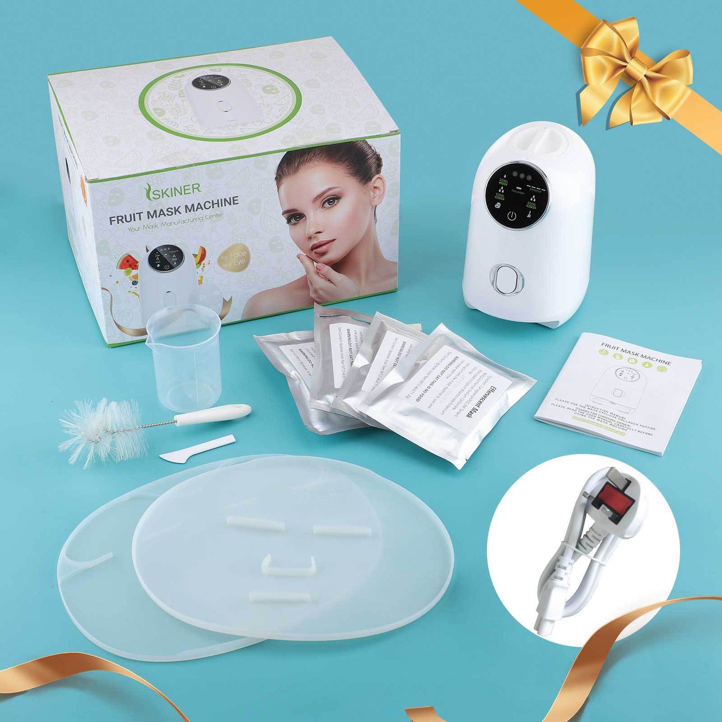 Smart LCD Touch Screen Fruit And Vegetable Mask Machine DIY Homemade Home Moisturizing Mask Machine Beauty Instrument - Korvel