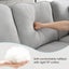 [VIDEO provided] [New] 108*85.5" Modern U Shape Sectional Sofa 7 Seat Fabric Sectional Sofa Set - Korvel