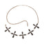Gothic style spider web iron chain body chain retro carved sunflower alloy waist chain - Korvel