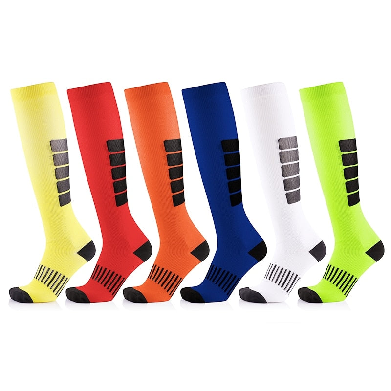 Compression Stocking Anti-slip Best for Basketball Football Outdoor Running  Socks Women Men Travel Compression Socks - Korvel