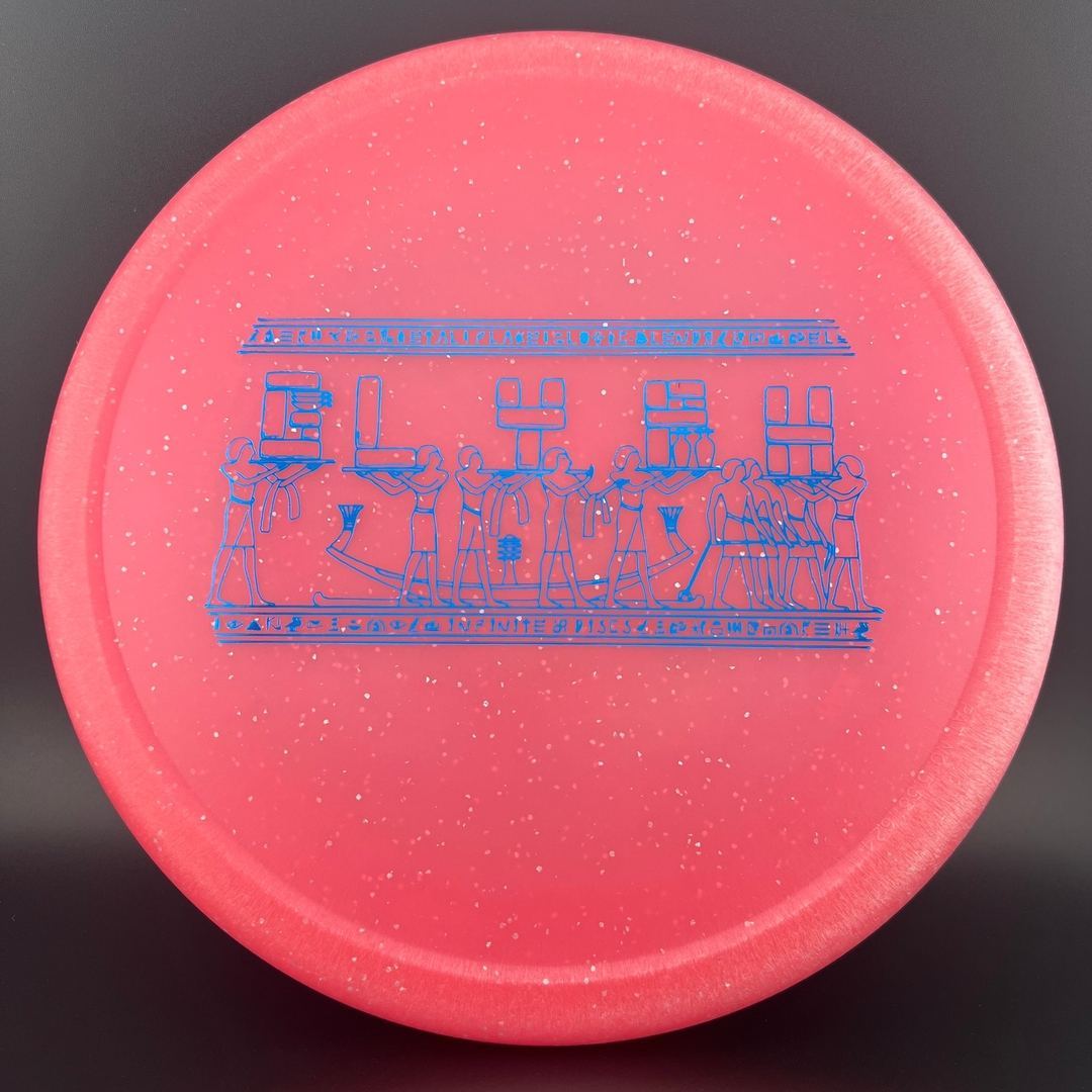 Metal Flake Glow C-Blend Glyph Disc Golf Putter