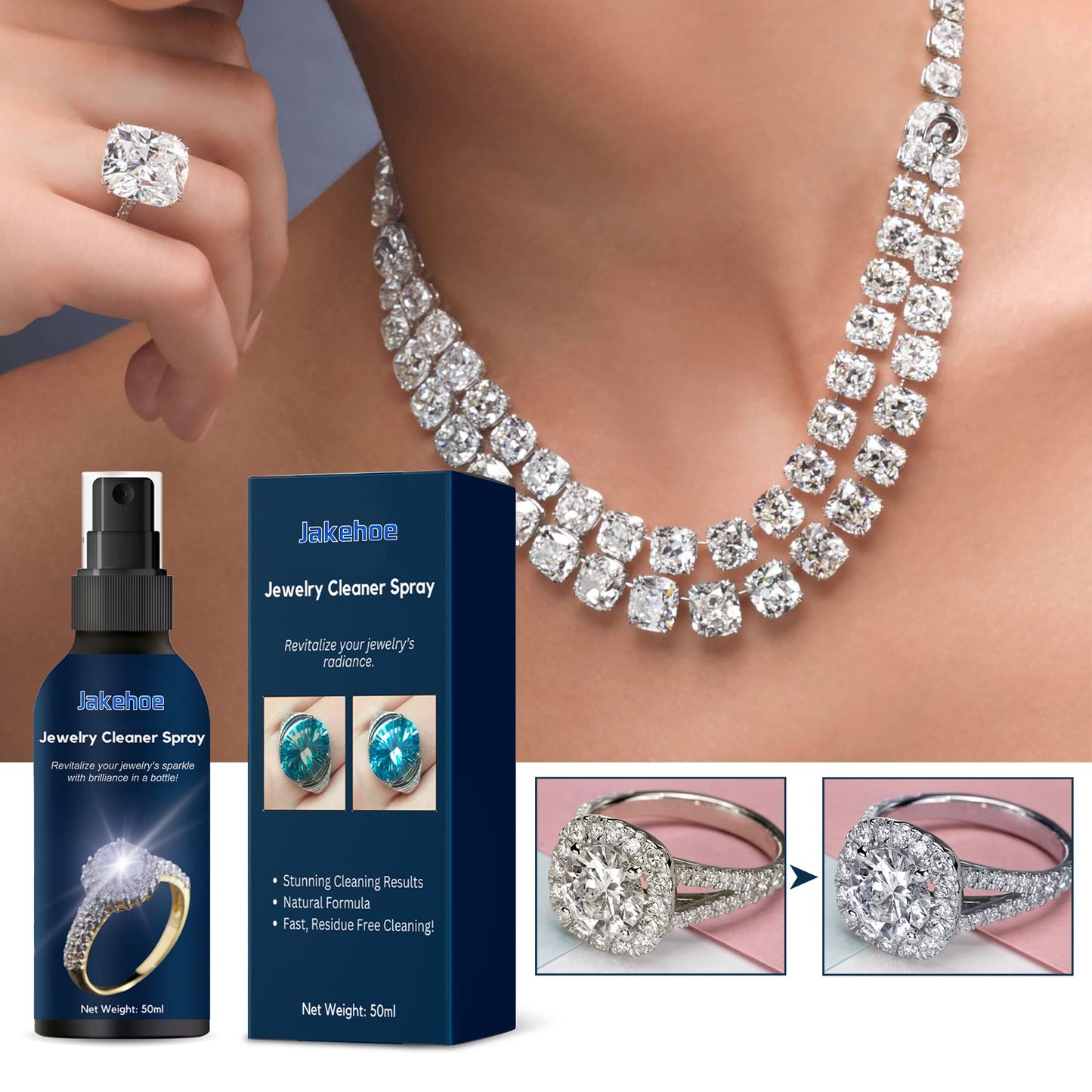 Nettoyant de bijoux premium pour bijoux en or et en argent