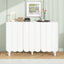 ON-TRANS Cream Style Shoe Cabinet with Adjustable Legs