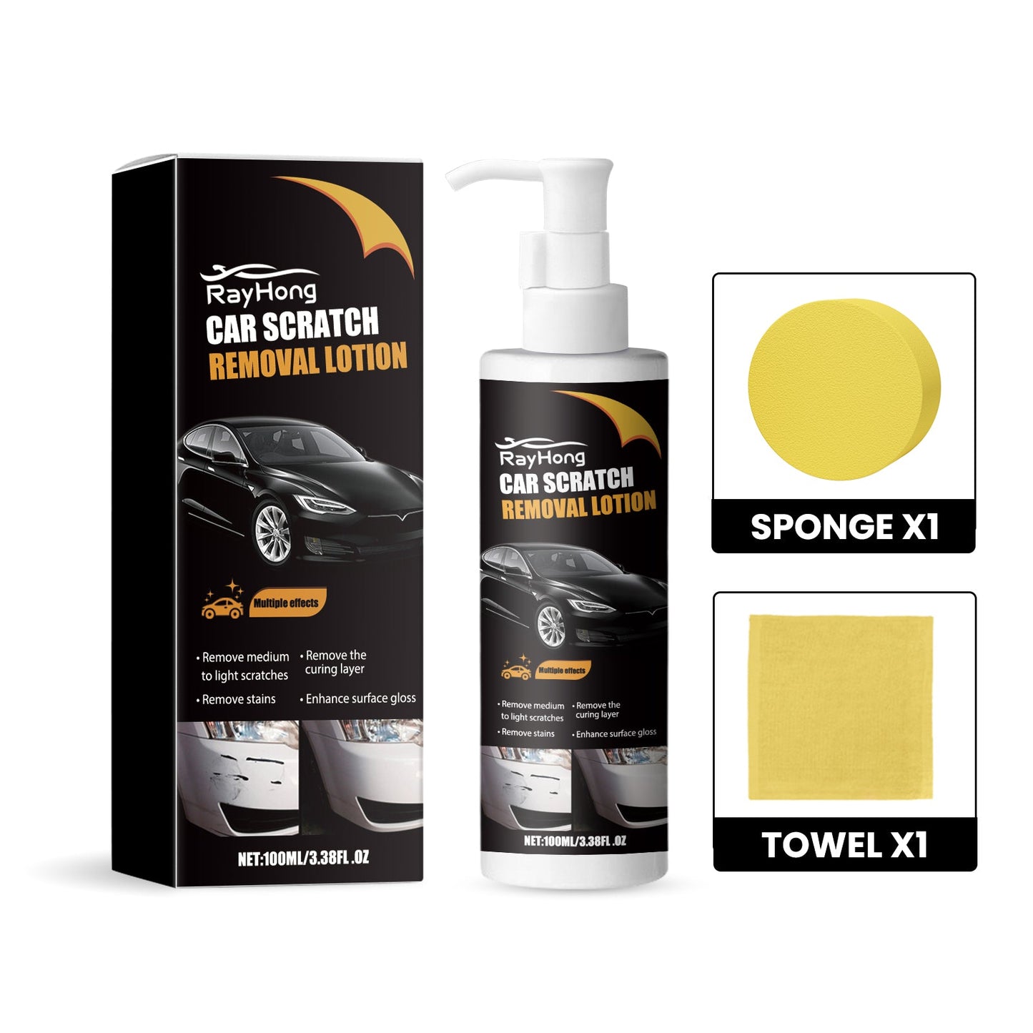Loción Premium para la Eliminación de Rayones de Automóviles