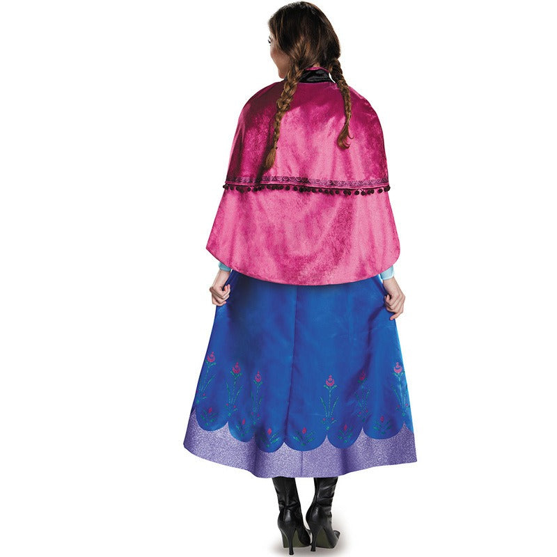 Vestido de disfraz Premium de Anna para Halloween y Cosplay