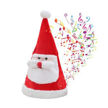 Chapeau de Noël en Peluche Électrique Kawaii avec Lumières