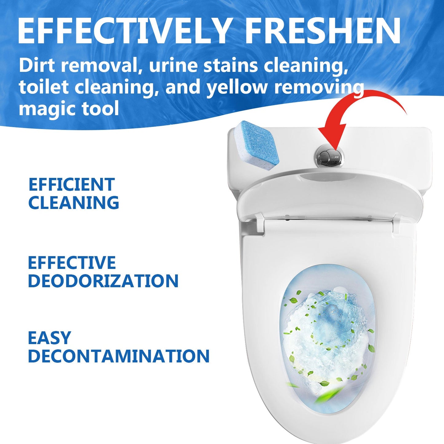 Effervescent Toilet Cleaning Tablets