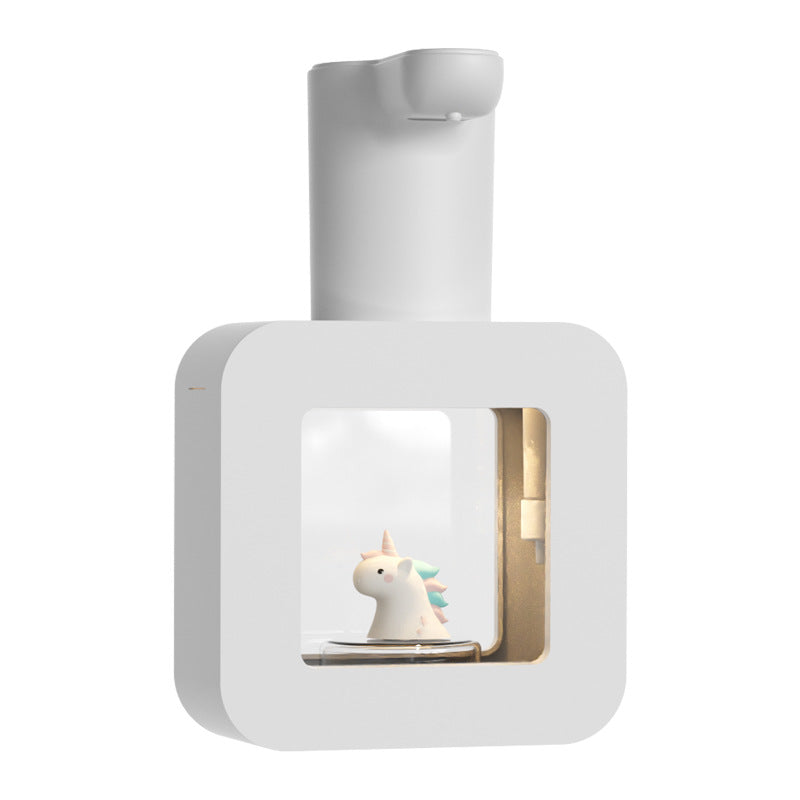 Cute Cat Rechargeable Touchless Automatic Soap Dispenser 400ml Kids foam Soap Dispenser with Night Light - Korvel