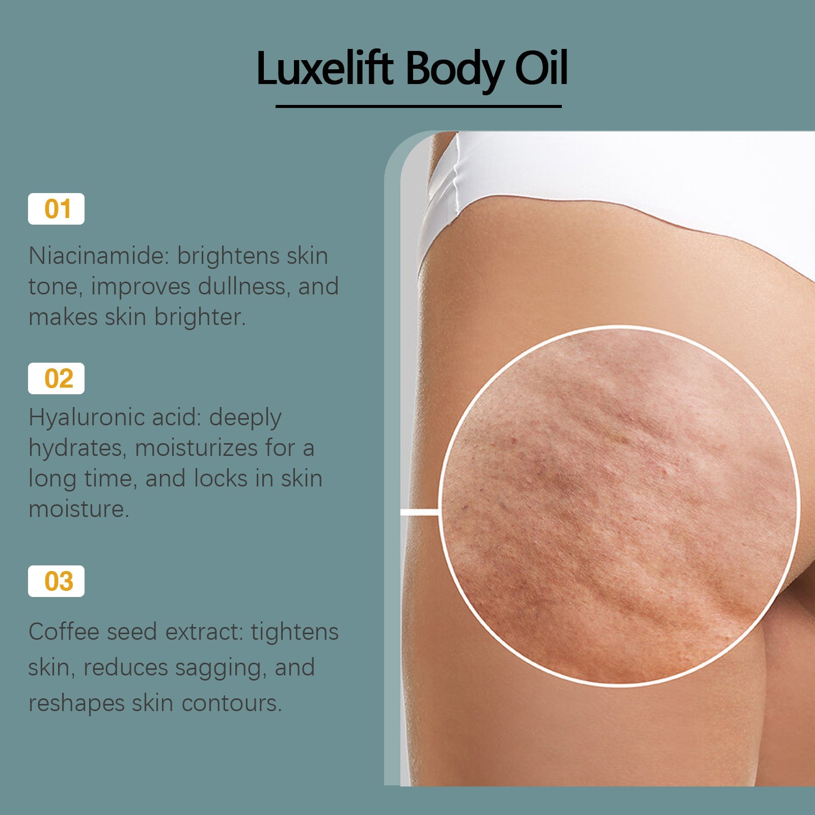 Oceaura Body Skin Care Oil Skin Hydrating And Moisturizing Refreshing Skin Care Firming Care Oil - Korvel