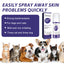Spray de soins pour animaux de compagnie premium pour l'entretien de la peau et du pelage