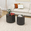 Coffee Table Set of 2, Round Coffee Table ,Nesting Coffet Table,End table,Circle Sidetable for Living room ,Bedroom - Korvel