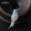 GLSEEVO Animal Brooches Luxury For Girls Daughter Gifts Cute Bird Brooch Broches De Mulheres De Luxo Handmade Jewelry GO0006 - Korvel