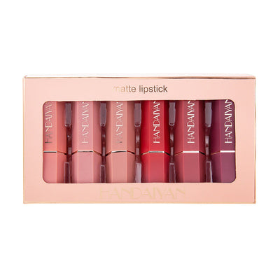 HANDAIYAN Matte Lipstick Gift Box Set - 6 Premium Shades