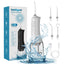 USB charging portable water flosser with four modes, 300ML water tank waterproof oral cleaner - Korvel