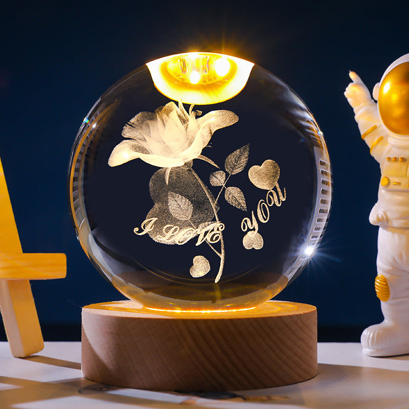 Starry Sky 3D Micro Landscape Crystal Ball Ornament
