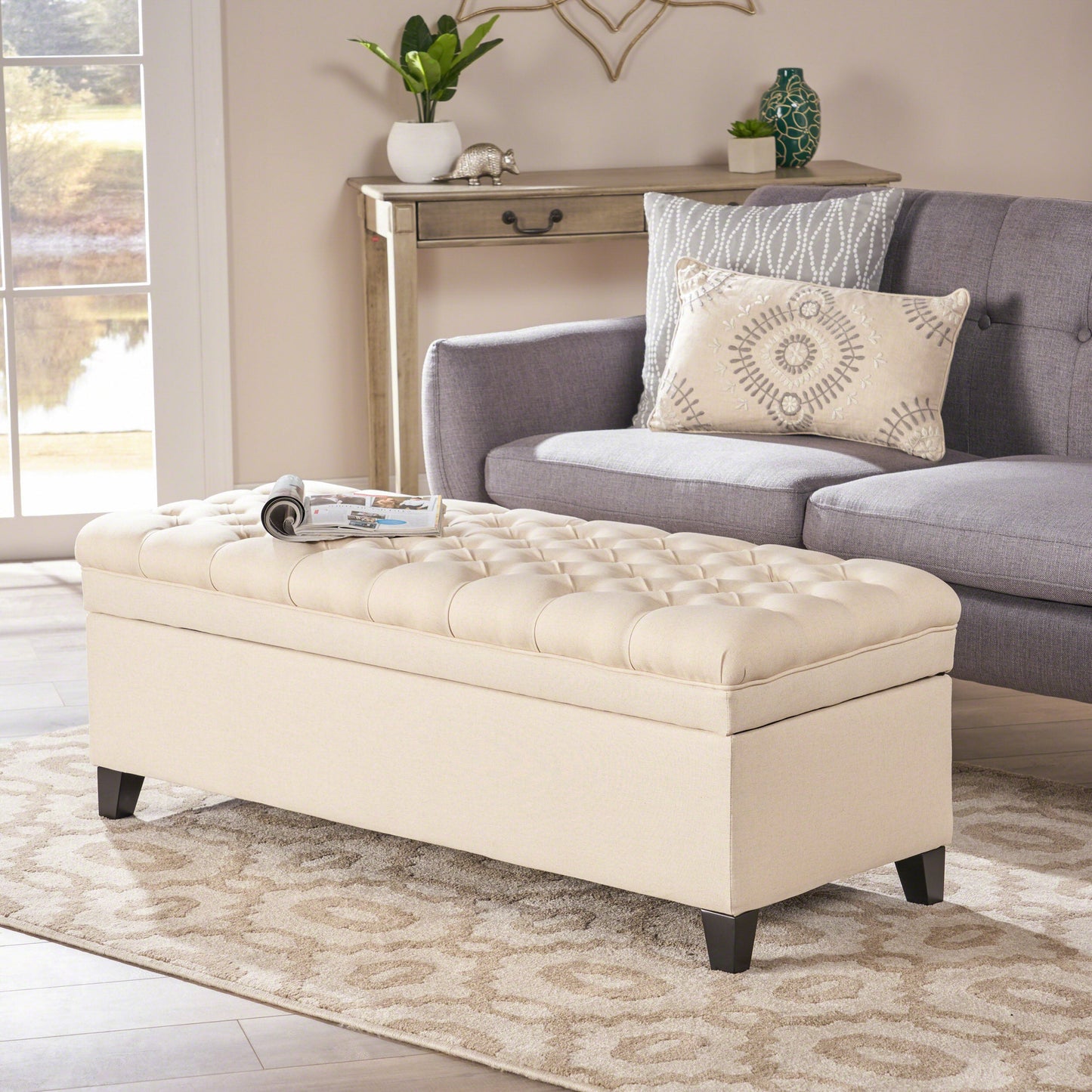 JULIANA STORAGE OTTOMAN - Korvel