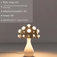 Mushroom Decorative Desk Lamp Bedroom Headboard Dimming Atmosphere Student Dormitory Desktop Night Light - Korvel