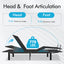 J300 Adjustable Bed Base Frame - Twin XL - Tilt - Zero Gravity - Underbed Lighting - Wireless Remote Control - A-Type-C Type - Korvel