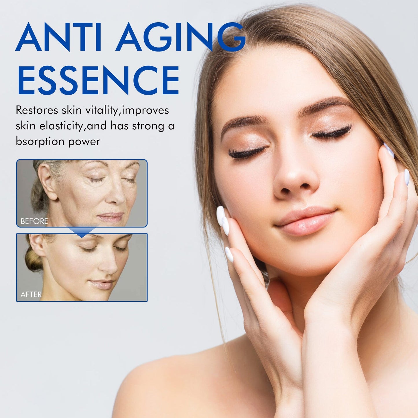 Firming Face Serum, Moisturizing And Moisturizing Brightening, Tender Skin And Reduce Fine Lines - Korvel