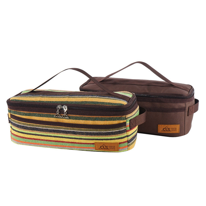Outdoor Camping Cookware Storage Bag Camping Barbecue Tableware Storage Bag Self-Driving Travel Cosmetic Bag Portable Wash Bag - Korvel