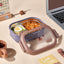 Cute Bear Stainless Steel Compartment Lunch Box