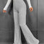 Stylish High-Waisted Micro Flared Pants for Women