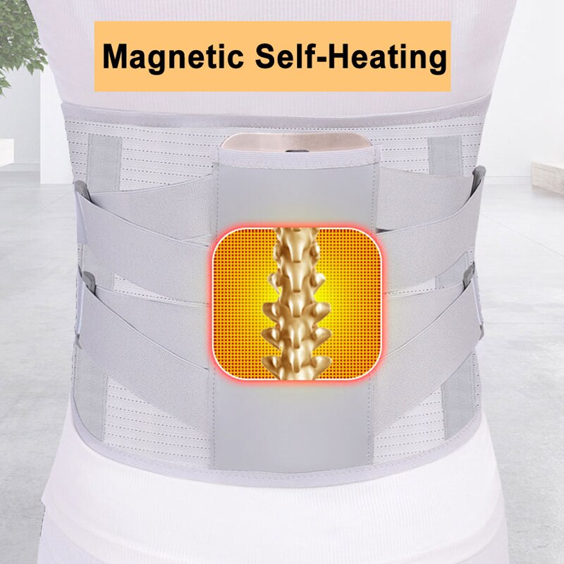 Premium Self-Heating Magnetic Back Brace for Lumbar Support