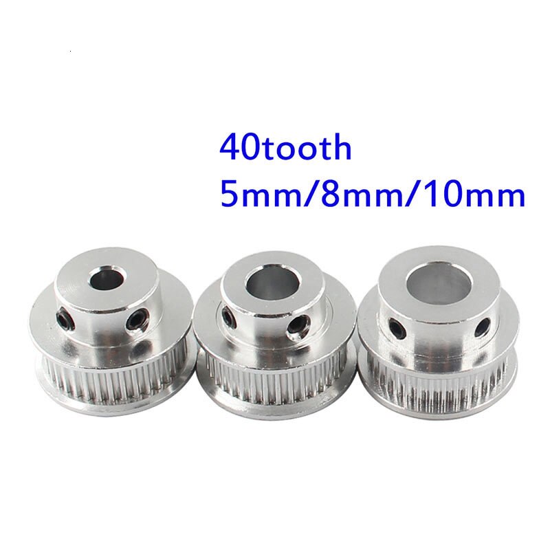 Poulie de synchronisation GT2 - Options de 30, 36, 40 et 60 dents pour imprimantes 3D
