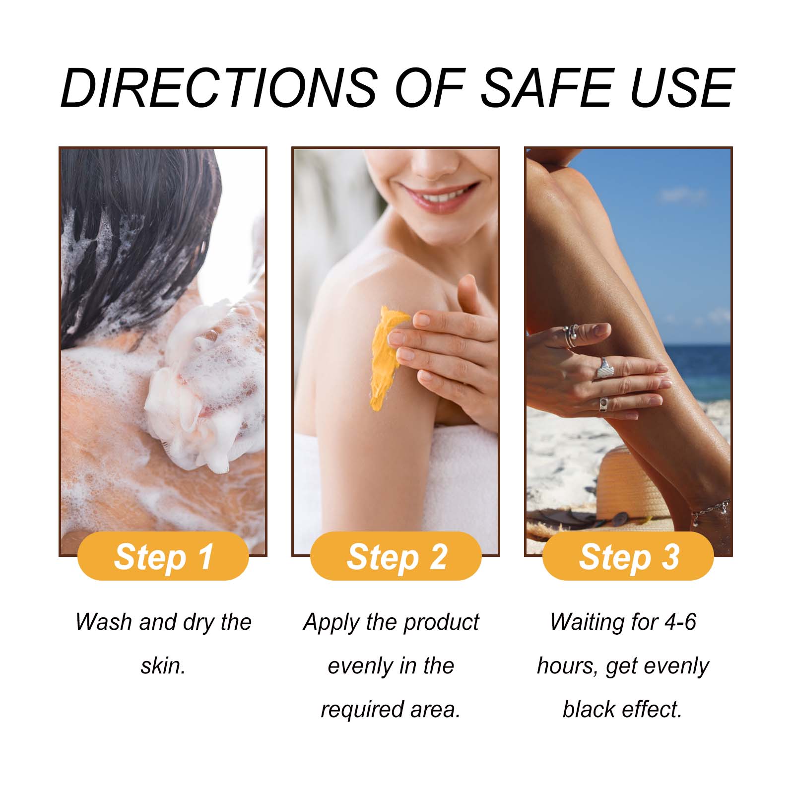 Tanning Cream, Quick Tan Natural Comfort Tan Non-Greasy Moisturizer - Korvel