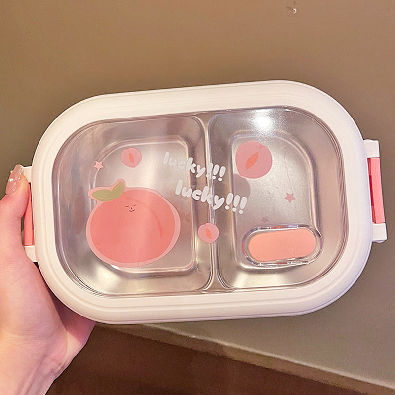 Cute portable stainless steel lunch box lunch box lunch box - Korvel