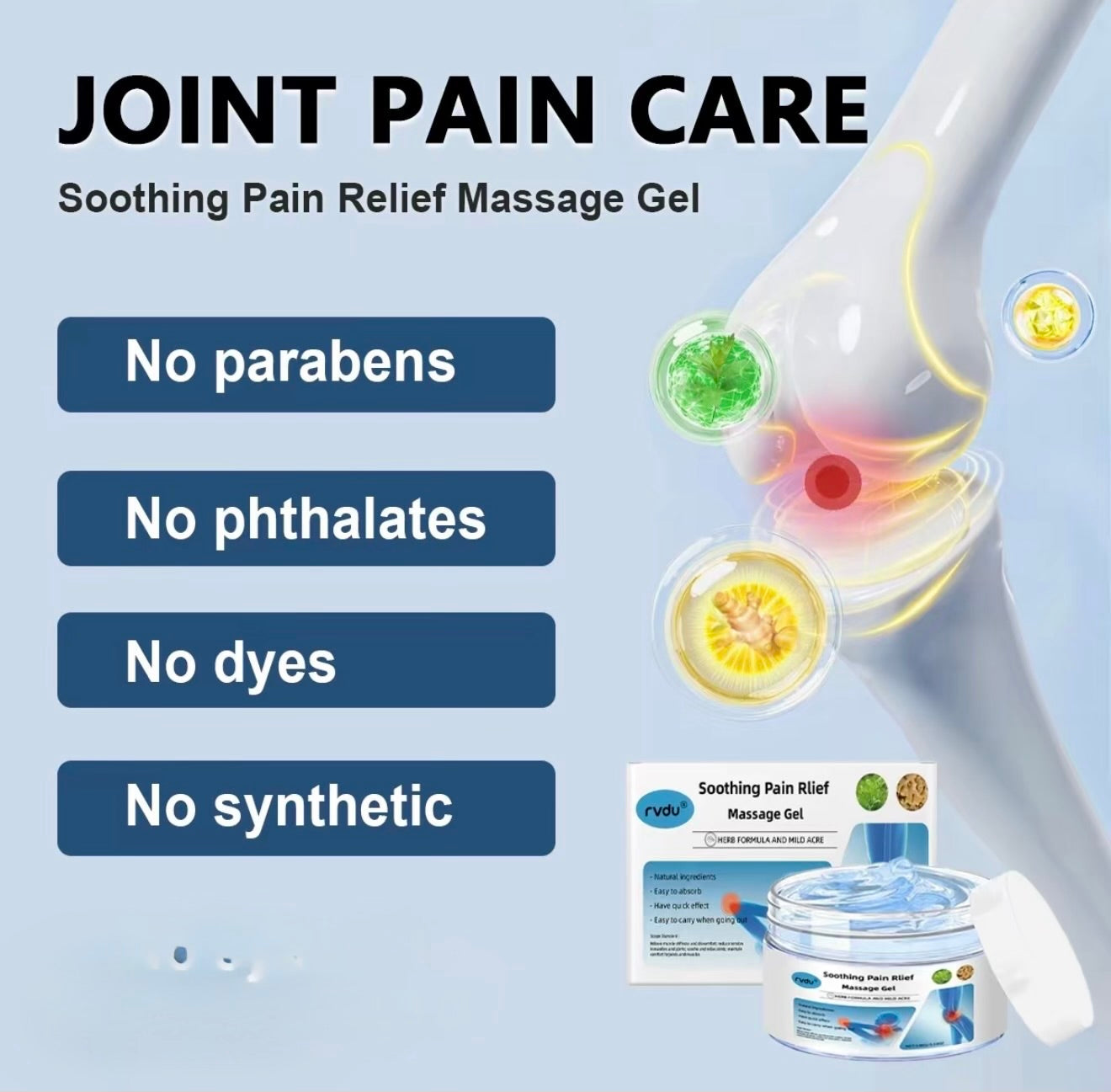 JointEase Herbal Relief Gel - Korvel