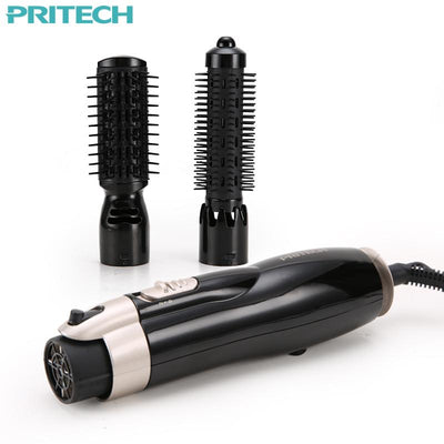 Pritech E Hair Diffuser Curling Irons 550W Styler Hair Dryer Machine Brush Comb Straightener Curler - Korvel