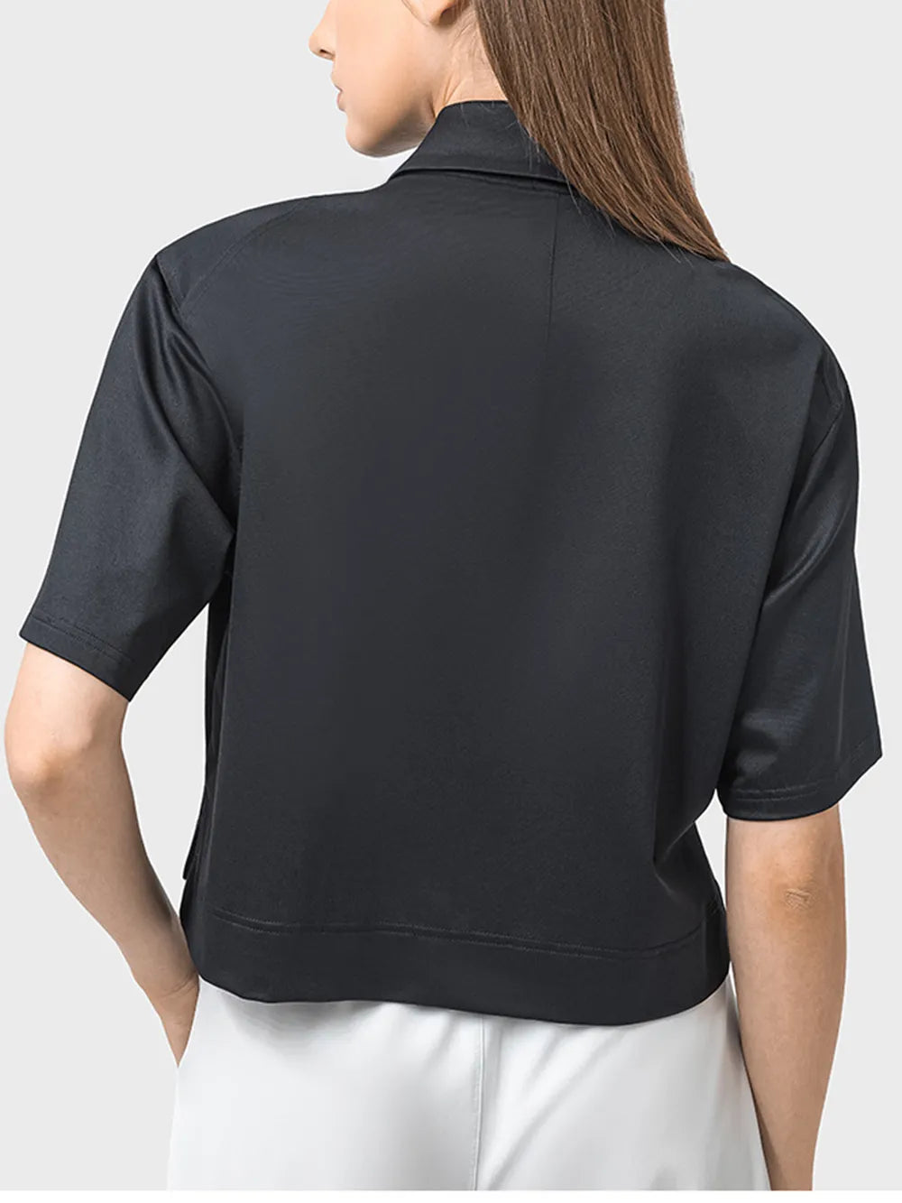 Half Button Short Sleeve Active T-Shirt - Korvel
