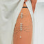 Elegant Butterfly Tassel Leg Chain for Women