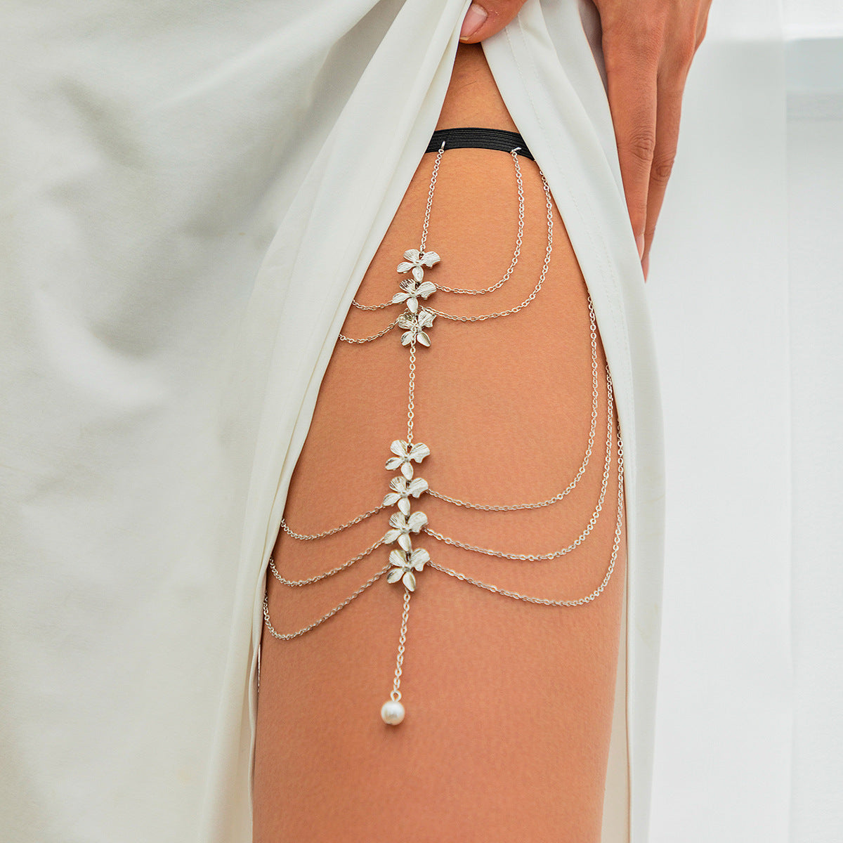 Elegant Butterfly Tassel Leg Chain for Women