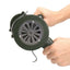 110dB Green Aluminium alloy Crank Hand Operated Air Raid Emergency Safety Alarm Buzzer Home Self Protection Security - Korvel