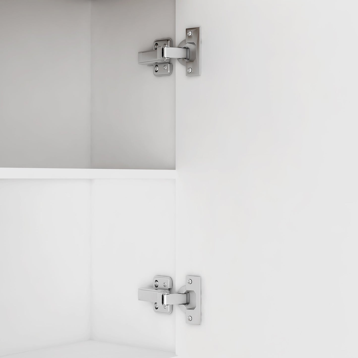 Gabinete de Bar de Estilo Campestre con Puerta Corrediza - Blanco