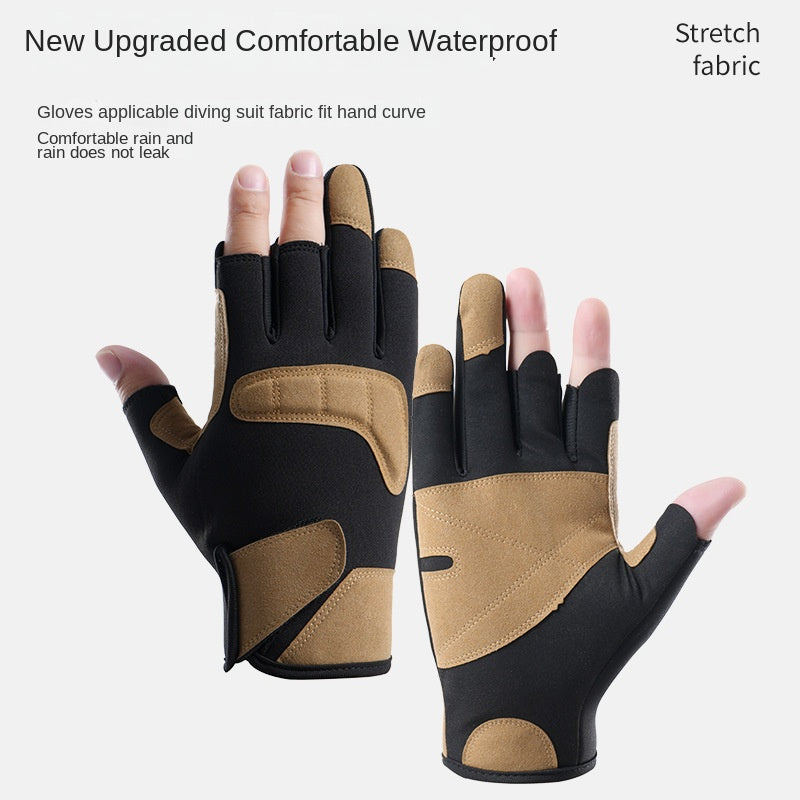 Guantes de Pesca de Grado Profesional - Impermeables y Antideslizantes