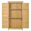 Premium Wooden Garden Shed - 3-Tier Outdoor Storage Cabinet