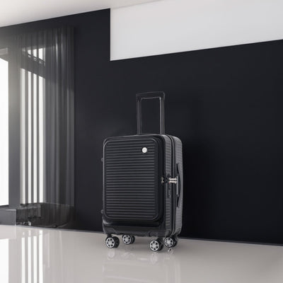 20-Inch Lightweight Carry-On Suitcase with USB Port