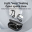 GT-R Bluetooth Earphones Hanging Ear Bone Conduction Wireless Bluetooth Earphones Long Range Office Business Digital Display Screen - Korvel