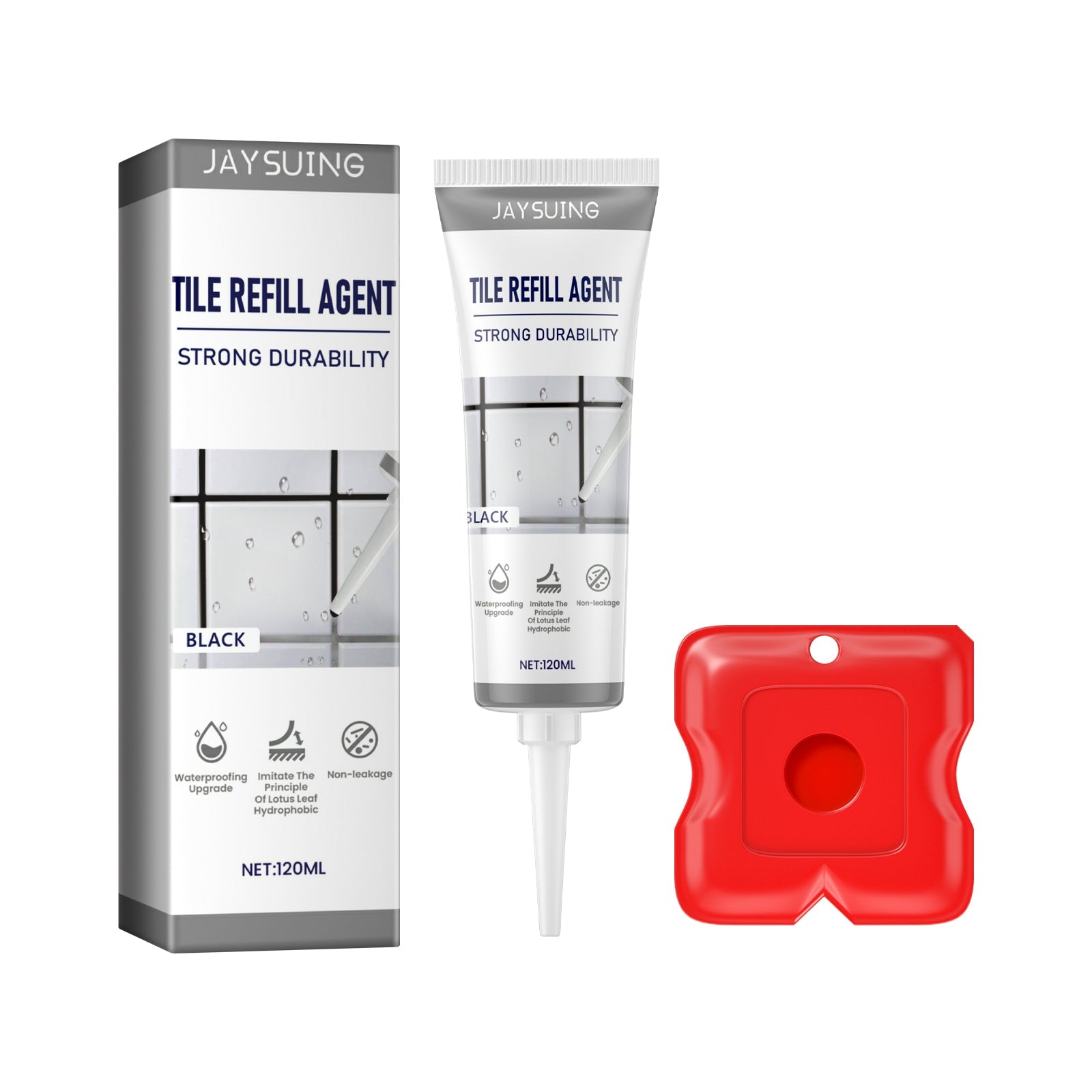 Tile Refill Agent, Kitchen Bathroom Waterproof Floor Mildew Proof Joint Tile Tip Sealant - Korvel