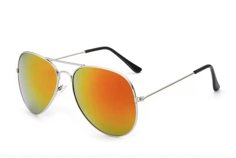 Sunglasses Colorful Toad Glasses Pilot Men And Women Models 3025 Color Film Reflective Sunglasses - Korvel
